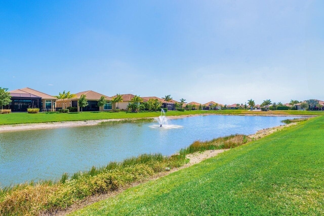 water view with a residential view