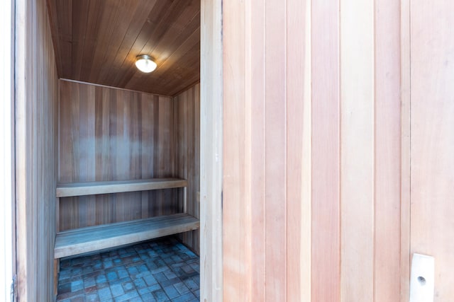 3800 Washington Rd Unit 1002, West Palm Beach, FL 33405 - relaxing sauna with wooden ceiling and wood walls
