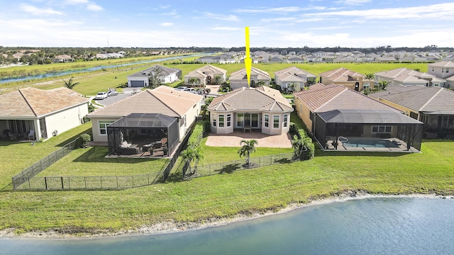 9252 SW Miracoli Way, Port Saint Lucie, FL 34987 - bird's eye view featuring a water view and a residential view