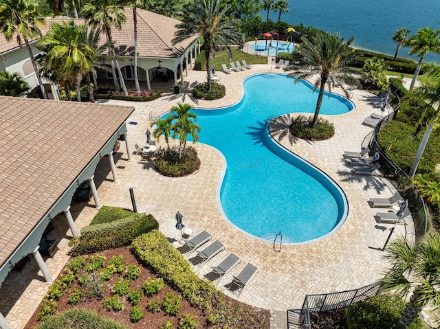 2323 NW Padova St, Port Saint Lucie, FL 34986 - community pool with a water view