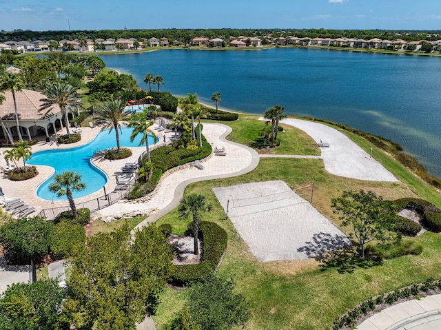 2323 NW Padova St, Port Saint Lucie, FL 34986 - birds eye view of property featuring a water view