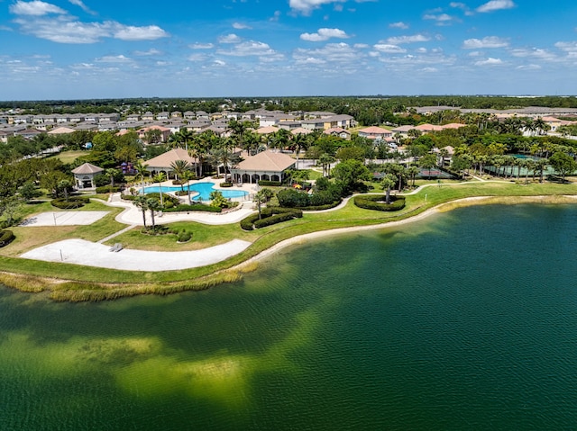2323 NW Padova St, Port Saint Lucie, FL 34986 - drone / aerial view featuring a water view and a residential view