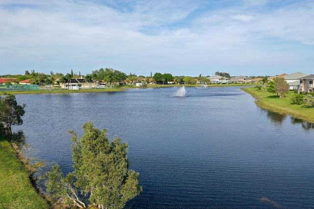 property view of water