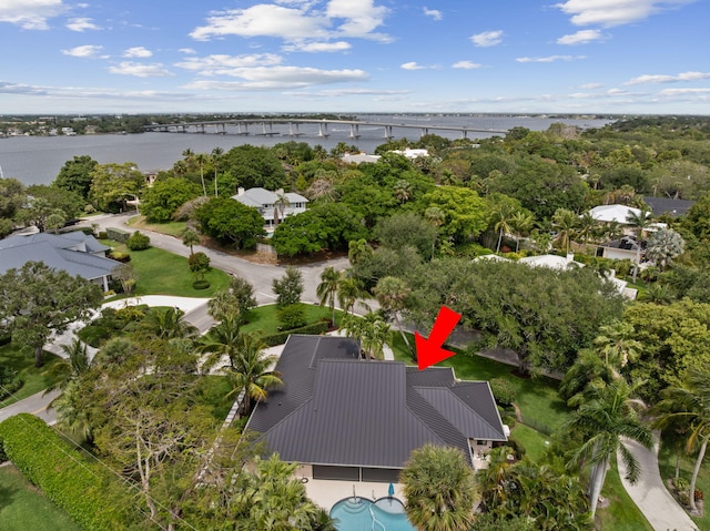 121 Hillcrest Dr, Sewalls Point, FL 34996 - bird's eye view of a notable bridge and a large body of water