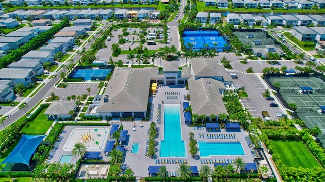 bird's eye view featuring a residential view