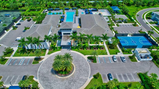 drone / aerial view