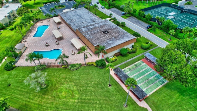 drone / aerial view