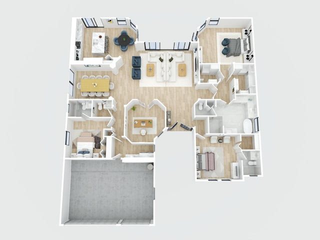 6581 Grande Orchid Way, Delray Beach, FL 33446 - view of room layout