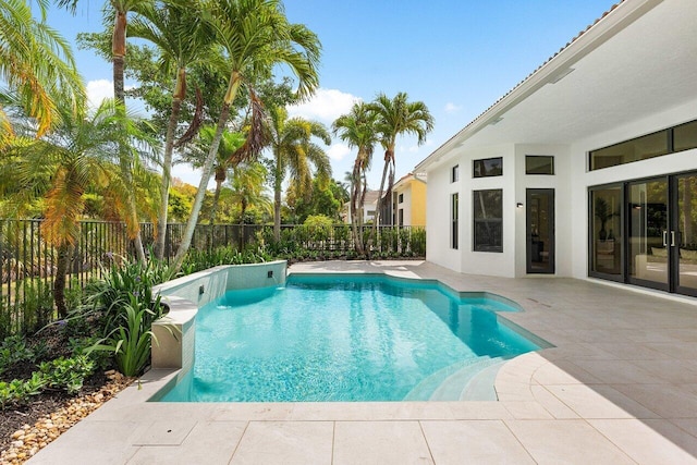 6581 Grande Orchid Way, Delray Beach, FL 33446 - view of swimming pool with a fenced backyard and a patio