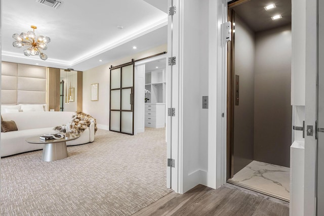 common area featuring recessed lighting