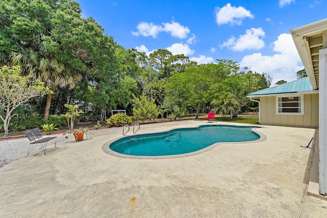 pool featuring a patio