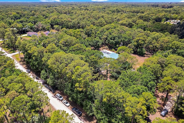 aerial view with a view of trees