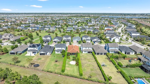 birds eye view of property featuring a residential view