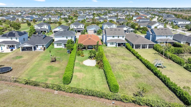 birds eye view of property featuring a residential view