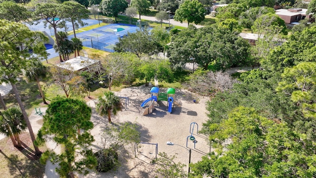 bird's eye view