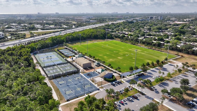 drone / aerial view