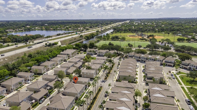 10531 NW 57th St, Coral Springs, FL 33076 - view of property location featuring a large body of water and nearby suburban area