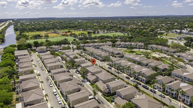 10531 NW 57th St, Coral Springs, FL 33076 - aerial view of residential area with a large body of water