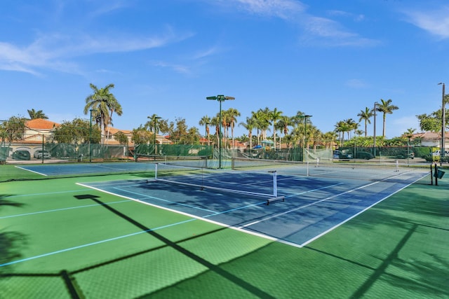 19323 King Palm Ct, Boca Raton, FL 33498 - view of tennis court featuring fence