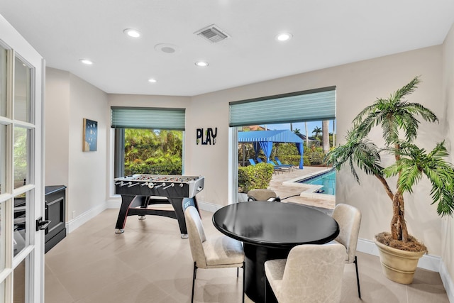 19323 King Palm Ct, Boca Raton, FL 33498 - playroom featuring baseboards and recessed lighting