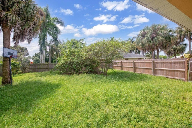 2650 SW Acco Rd, Port Saint Lucie, FL 34953 - view of yard with a fenced backyard