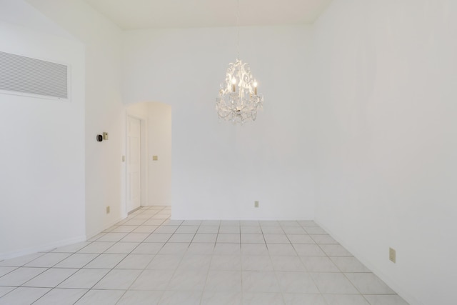 17288 Shoals Dr, Jupiter, FL 33477 - spare room featuring a chandelier
