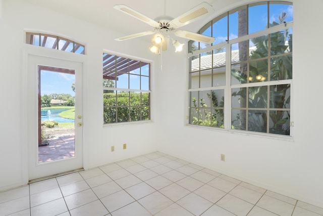 17288 Shoals Dr, Jupiter, FL 33477 - unfurnished sunroom with plenty of natural light