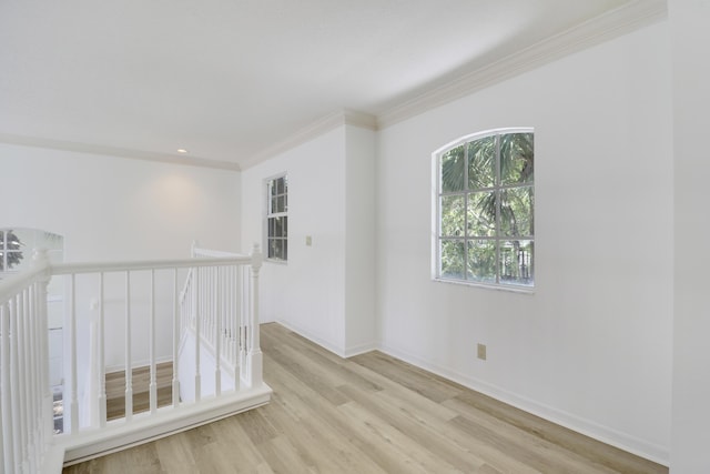 17288 Shoals Dr, Jupiter, FL 33477 - empty room with wood finished floors and crown molding