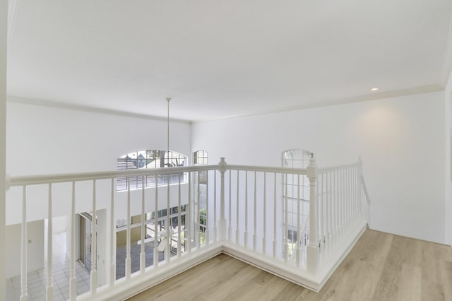 17288 Shoals Dr, Jupiter, FL 33477 - corridor featuring wood finished floors and recessed lighting