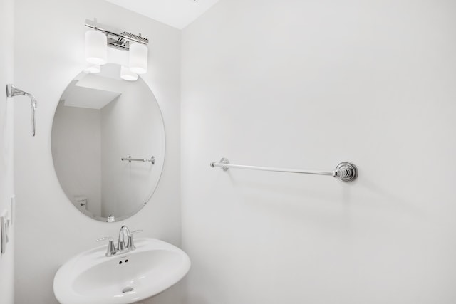 bathroom with a sink