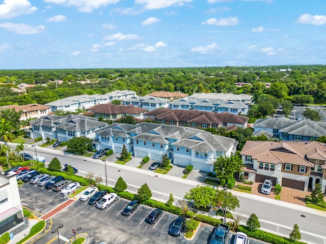 bird's eye view featuring a residential view