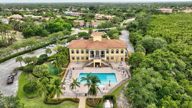drone / aerial view