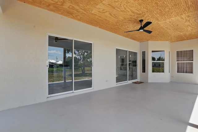 2449 SE Rock Springs Dr, Port Saint Lucie, FL 34952 - view of patio / terrace with a ceiling fan