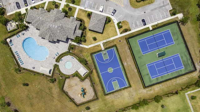 drone / aerial view