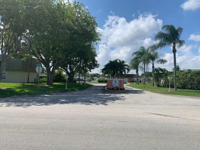 2821 Duke Ln, Delray Beach, FL 33445 - view of road with traffic signs