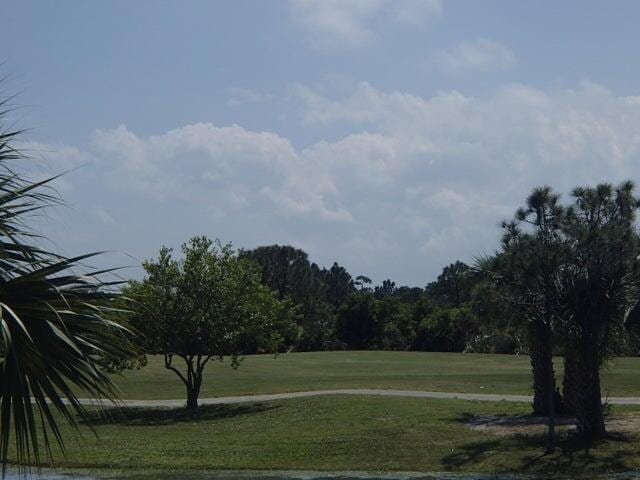 view of home's community featuring a lawn