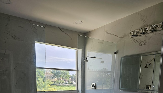 7861 Manor Forest Ln, Boynton Beach, FL 33436 - bathroom with a marble finish shower