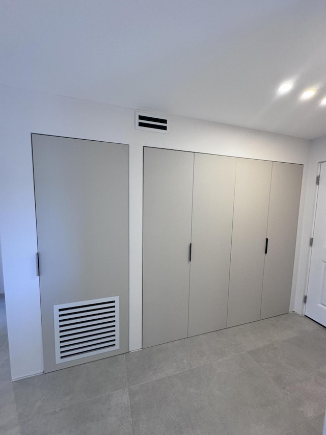 closet featuring visible vents
