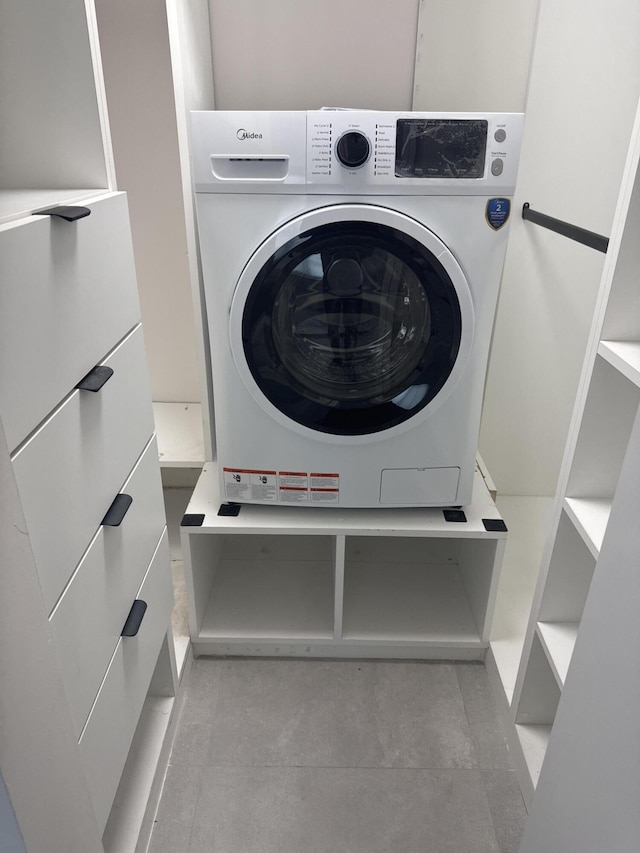 2871 N Ocean Blvd Unit R444, Boca Raton, FL 33431 - laundry area featuring washer / dryer