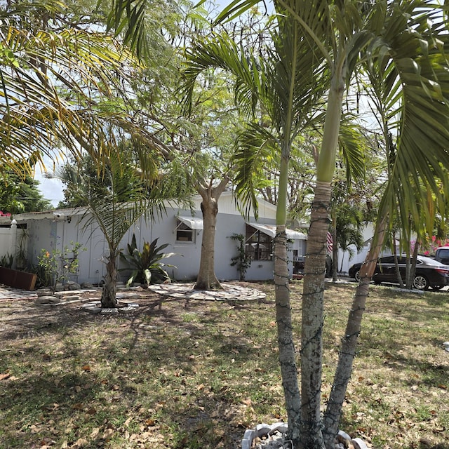 view of home's exterior featuring stucco siding