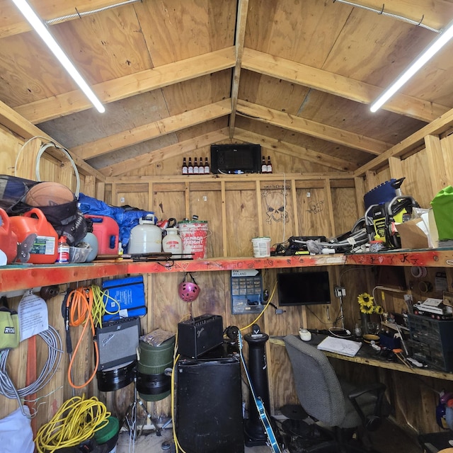 view of storage
