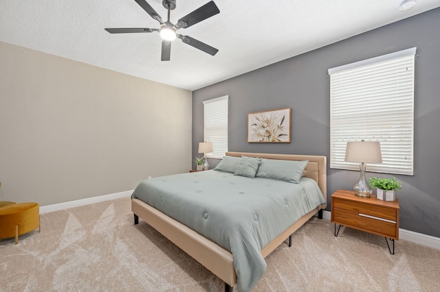 10327 SW W Park Ave, Port Saint Lucie, FL 34987 - bedroom with carpet, baseboards, and ceiling fan