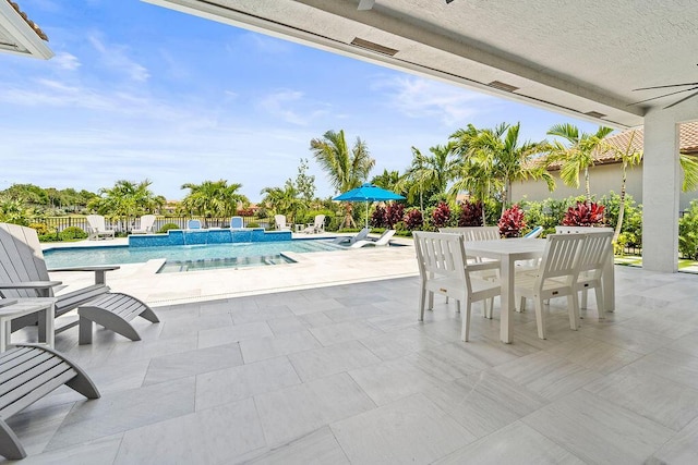 132 Steeple Cir, Jupiter, FL 33458 - view of patio with outdoor dining space