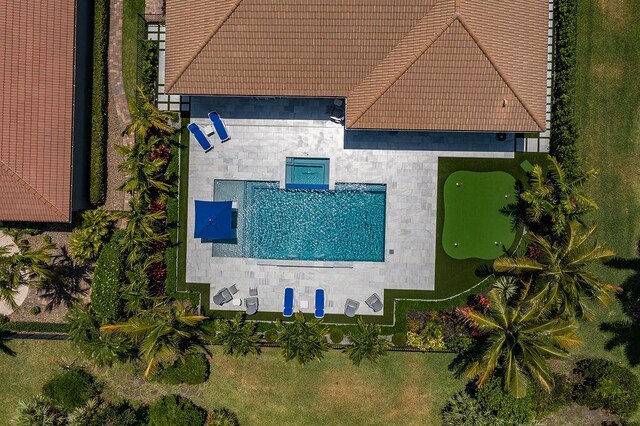 132 Steeple Cir, Jupiter, FL 33458 - aerial view of property and surrounding area