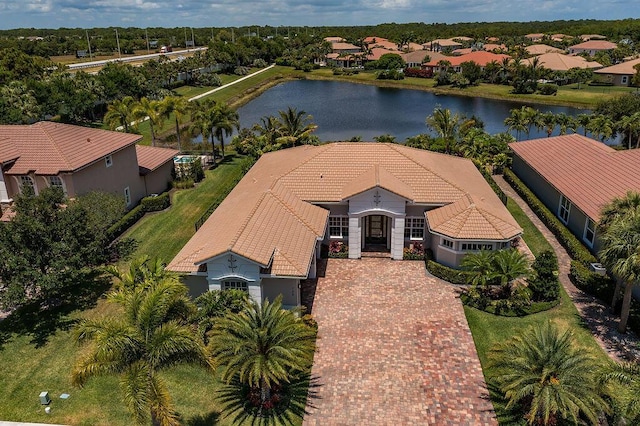 132 Steeple Cir, Jupiter, FL 33458 - aerial view of property and surrounding area featuring a large body of water