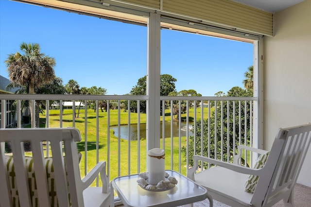 18081 SE Country Club Dr Unit 130, Jupiter, FL 33469 - balcony featuring a water view