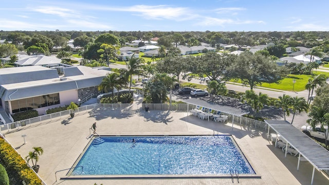 18081 SE Country Club Dr Unit 130, Jupiter, FL 33469 - community pool with fence