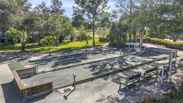 18081 SE Country Club Dr Unit 130, Jupiter, FL 33469 - view of community featuring shuffleboard and a yard