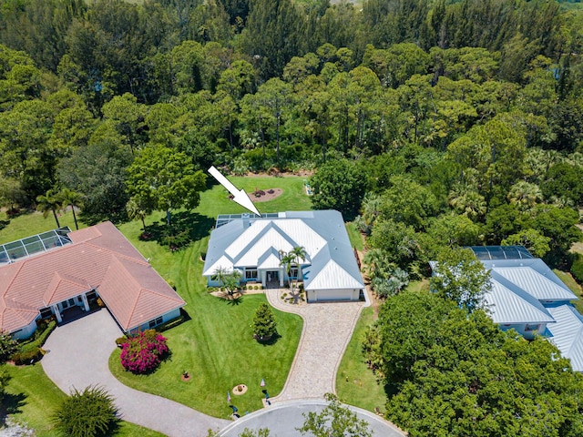 8005 SW Yachtsmans Dr, Stuart, FL 34997 - view of subject property featuring a heavily wooded area