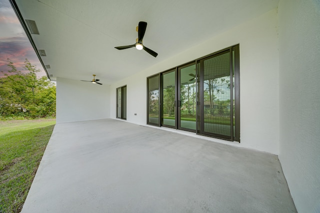 17816 86th St N, The Acreage, FL 33470 - view of patio / terrace with a ceiling fan